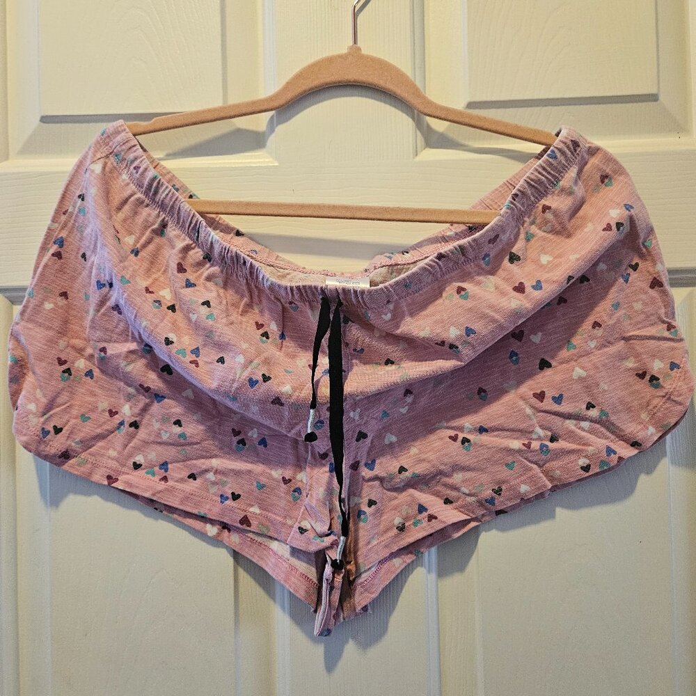 Secret Treasures Sleepwear Heart Print Sleep Shorts